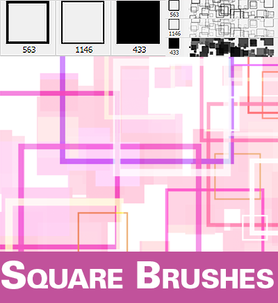 square brush in photoshop