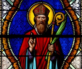 Stained glass Stock Photo