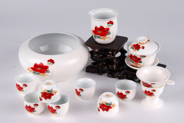 Stock Photo Ceramic tea sets