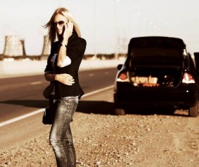 Street beat jeans beauty Stock Photo