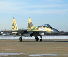 Su 35 fighters Stock Photo 01