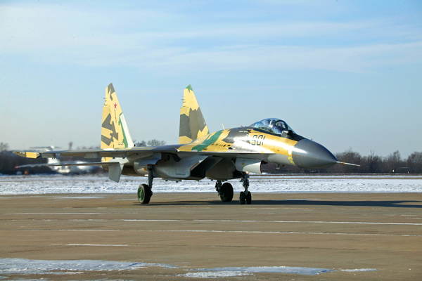 Su 35 fighters Stock Photo 01
