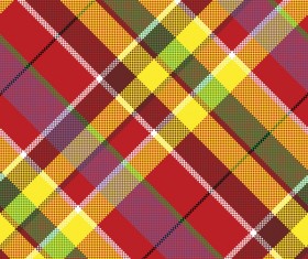 Summer seamless pattern madras check fabric texture vector