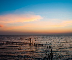 Sunset glow Stock Photo