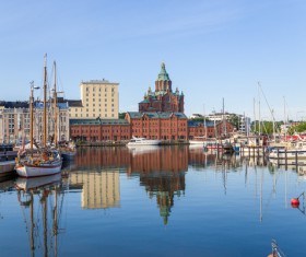 The beautiful city of Helsinki Stock Photo 01