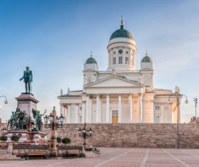 The beautiful city of Helsinki Stock Photo 02