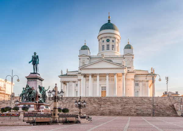 The beautiful city of Helsinki Stock Photo 02