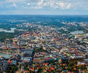 The beautiful city of Helsinki Stock Photo 03