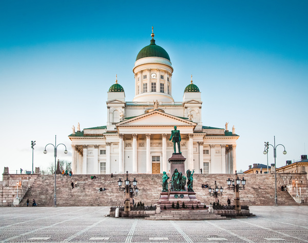 The beautiful city of Helsinki Stock Photo 05