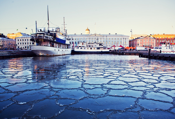 The beautiful city of Helsinki Stock Photo 06