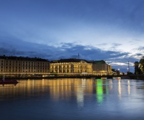 Tourist city of Geneva Stock Photo 06