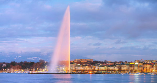 Tourist city of Geneva Stock Photo 10