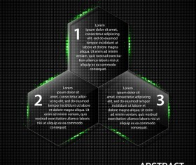 Transparent square glass banners vector