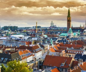 Travel city of Copenhagen Stock Photo 01