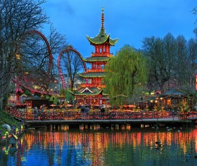 Travel city of Copenhagen Stock Photo 07