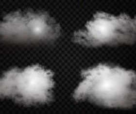 Vector clouds illustration set 03