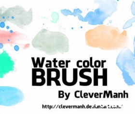 Water color Photoshop Brushes