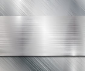 White metal texture background vector