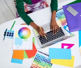 Working designer Stock Photo 02