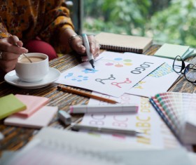 Working designer Stock Photo 05