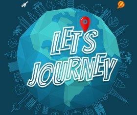 World journey vector design