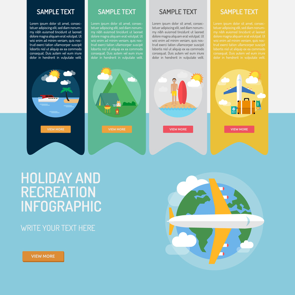 infographic travel template