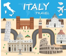 World travel infographic template vector 04