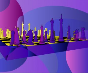 abstract chess background vector