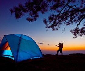 camping Stock Photo