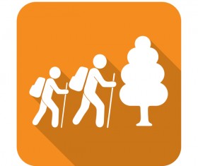 forest tourists icon