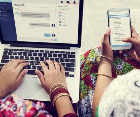 online chat Stock Photo 01