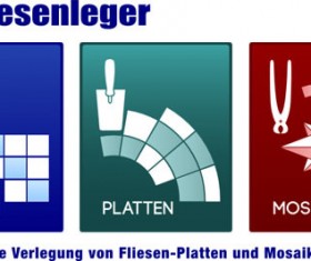 3 Kind creative logo design vector