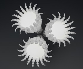 3D lightbulb illustration with idea template vector 11