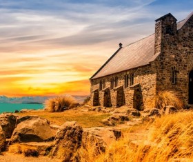 Abandoned chapel Stock Photo
