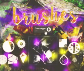 Abstract Elements Photoshop Brushes