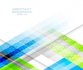 Abstract background with hexagon vectors 04