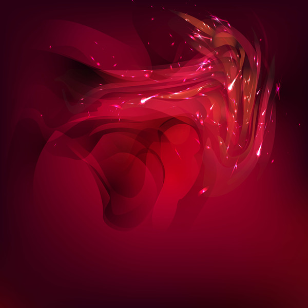 Abstract red vector art background
