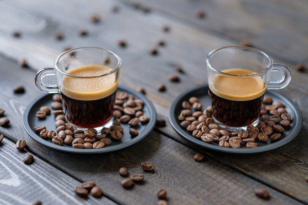 Aromatic coffee and coffee beans HD picture free download