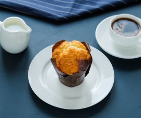 Aromatic coffee and pastries HD picture