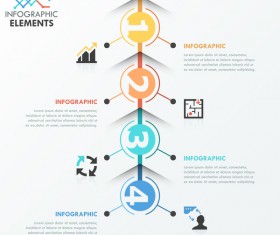 Arrow infographic template design vectors 01