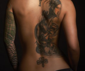 Back tattoo HD picture