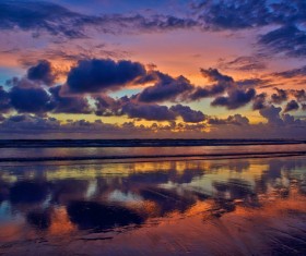 Balinese natural landscape sea Stock Photo