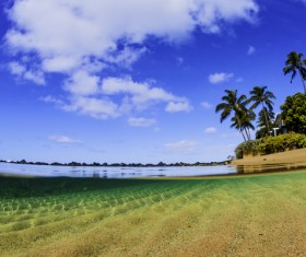 Beach view Stock Photo