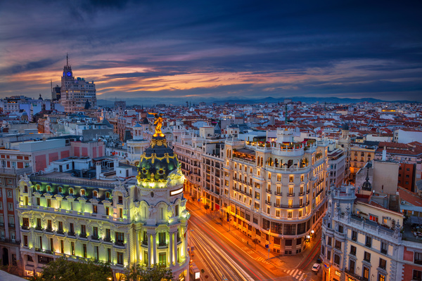 Beautiful city of Spain Stock Photo 02