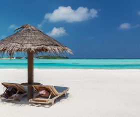 Beautiful resort beach HD picture