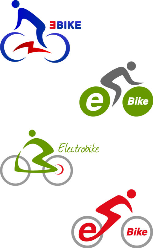 Bike logo design vector