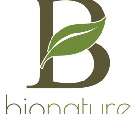 Bio nature logos design vectors
