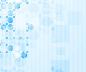 Blue abstract background with round vector