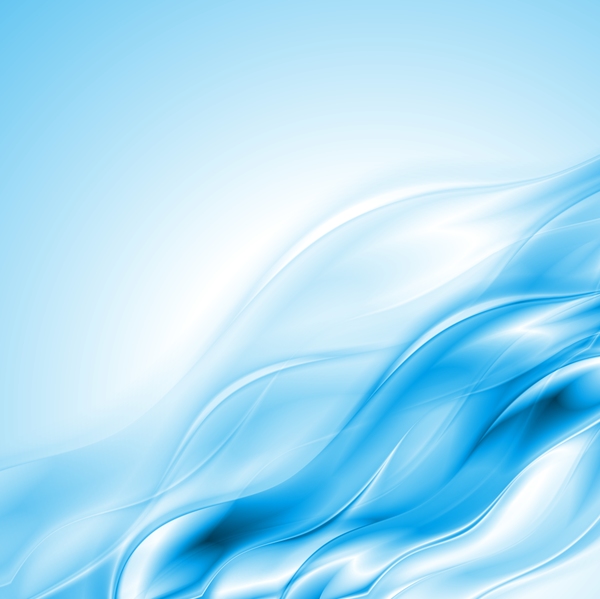 Blue shiny wavy background vector
