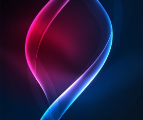 Blue with purple wavy bright background vector 01